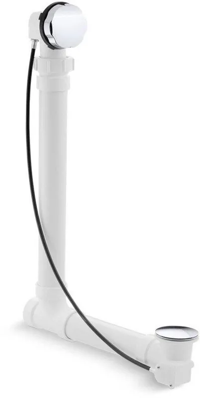 KOHLER 7213-CP ClearFlo 21 in. Metal Cable Drain