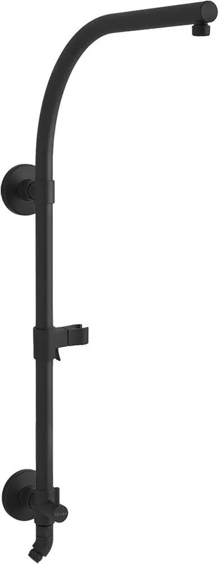 Kohler 45211-BL HydroRail R 1/2 in. NPT Brass and Metal Shower Column in Matte Black