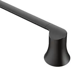 Moen YB0218BL Doux Matte Black 18 in Towel Bar