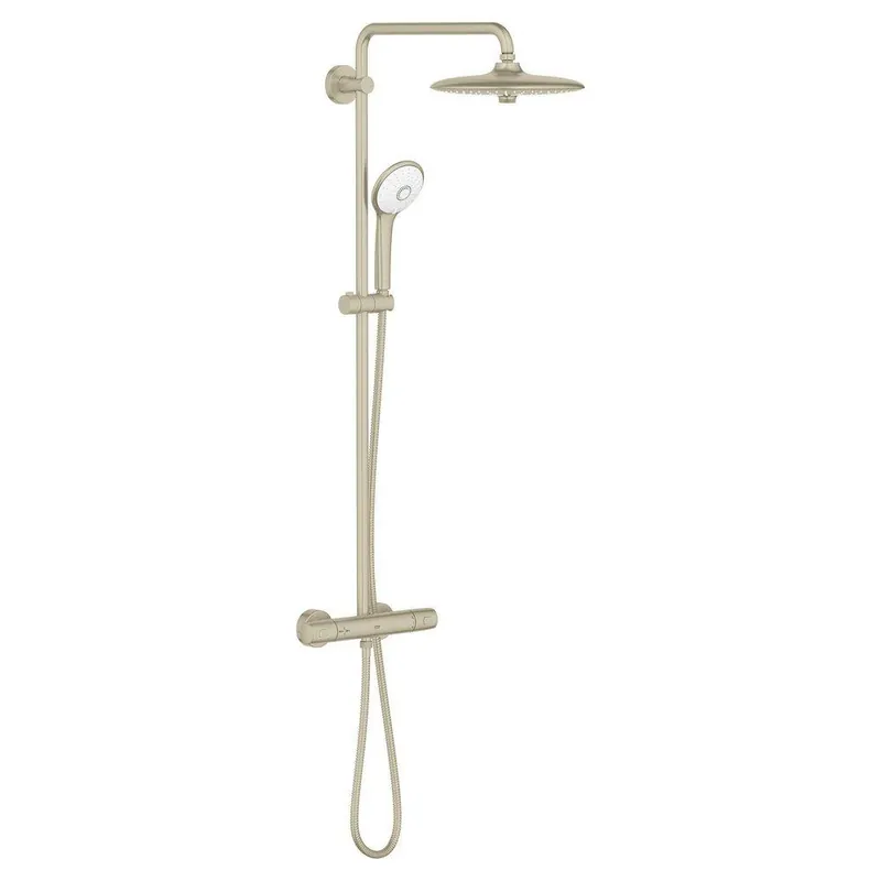 GROHE 26128EN2 Euphoria 260 CoolTouch Thermostatic Shower System in Brushed Nickel