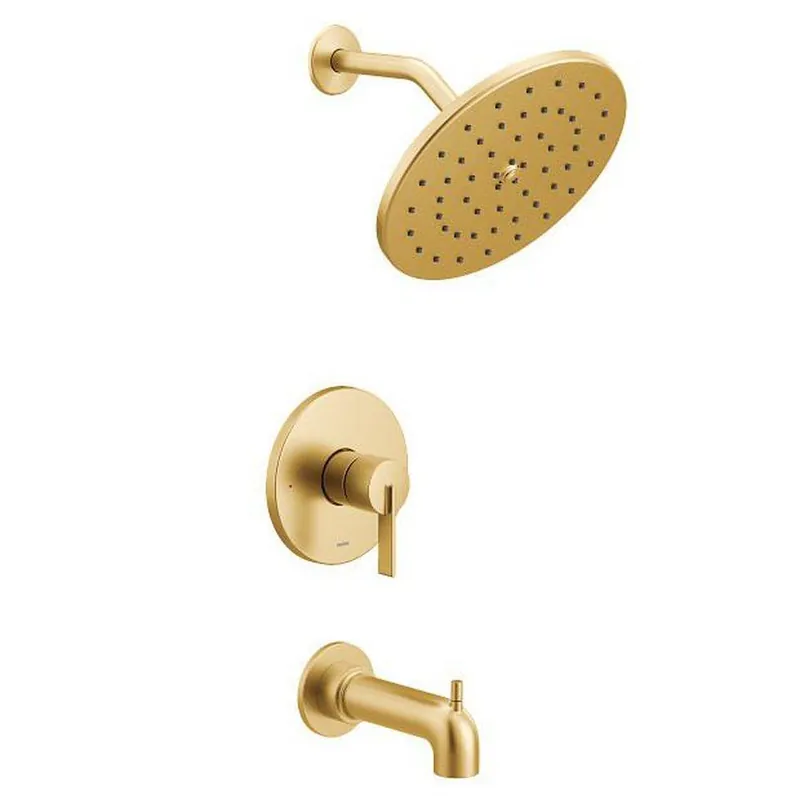 Moen UT3363BG Cia One Handle Single Function Bathtub & Shower Faucet in Brushed Gold (Trim Only)