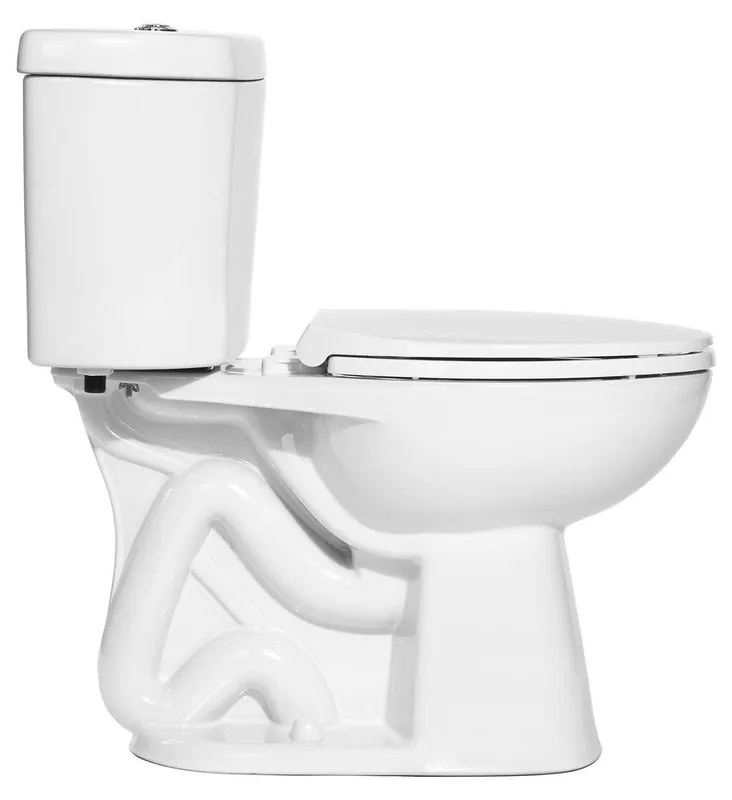 Niagara N7717 The Original Elongated Toilet Bowl in White (Seat Not Included)