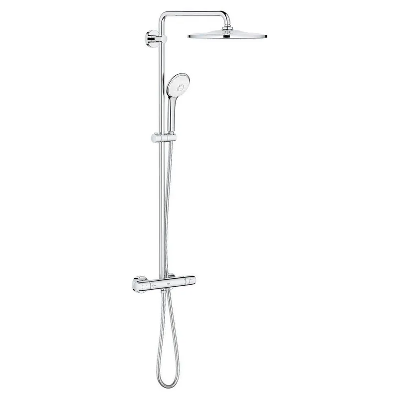 GROHE 26726000 Euphoria Two Handle Multi Function Shower System in StarLight Chrome
