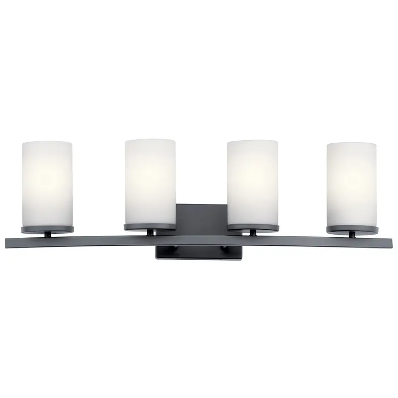 Kichler 45498BK Crosby 4 Light Bath Light 120 31 Inch Replacement MPN