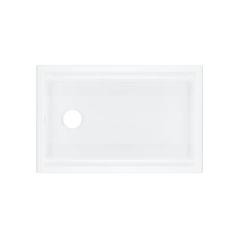 Rohl ALUM3019WS00 Allia™ 30 Fireclay Undermount Chef/Workstation Sink in White