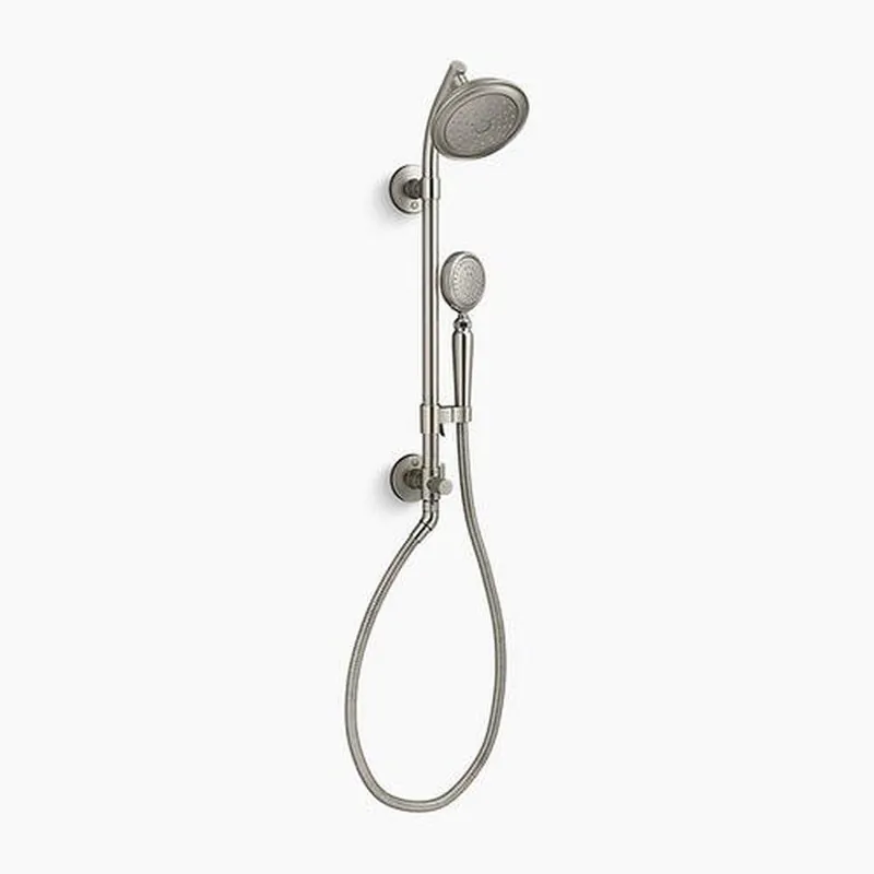 Kohler 76472-G-BN HydroRail-S Single Handle Shower System in Vibrant Brushed Nickel