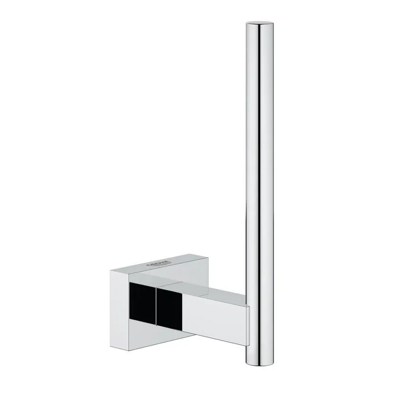 Grohe 40623001 Essentials Cube Concealed Mount and Wall Mount Toilet Tissue Holder