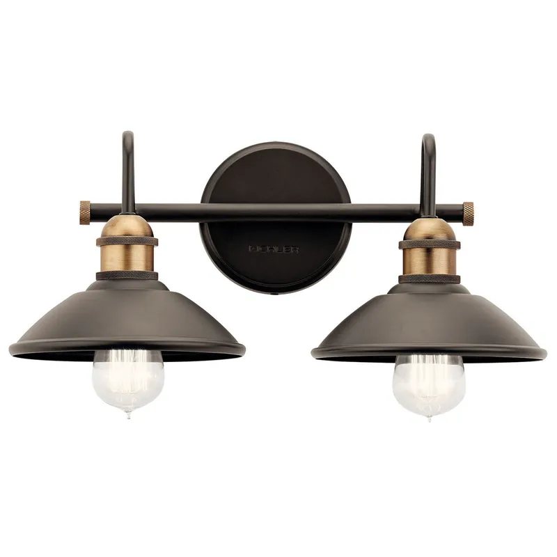 Kichler 45944OZ The Clyde 7.25 inch 2 light vanity light