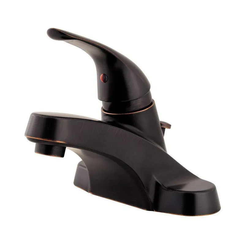Pfister LG142-800Y Pfirst Series Single Handle Centerset Bathroom Sink Faucet in Tuscan Bronze