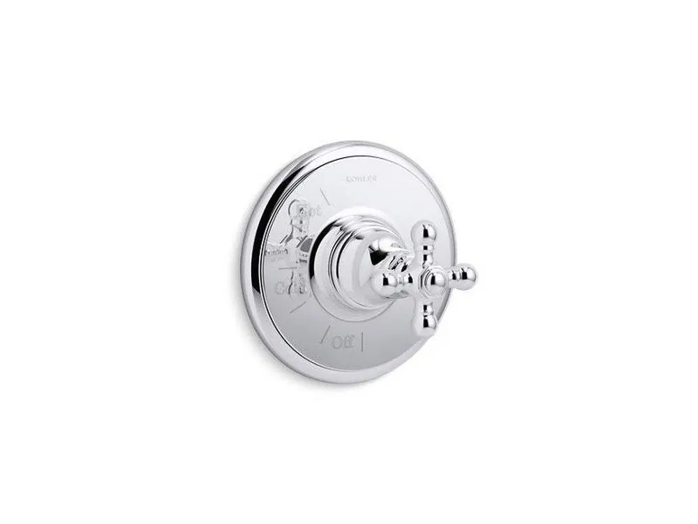 KOHLER TS72767-3-CP Artifacts Single Handle Pressure Balancing Valve Trim in Polished Chrome