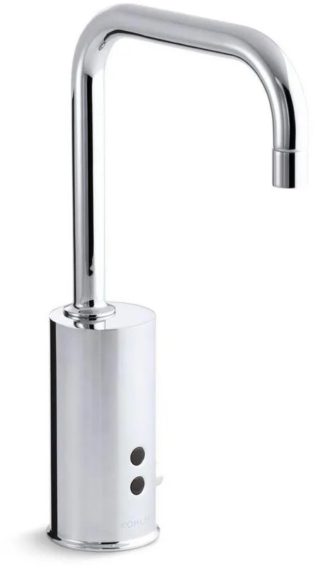 Kohler 13474-CP Gooseneck Sensor Bathroom Sink Faucet in Polished Chrome