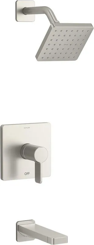 Kohler TS23502-4G-BN Parallel Single Handle Single Function Bathtub & Shower Faucet