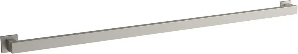 Kohler 23297-BN Square 42 in. Grab Bar in Vibrant Brushed Nickel