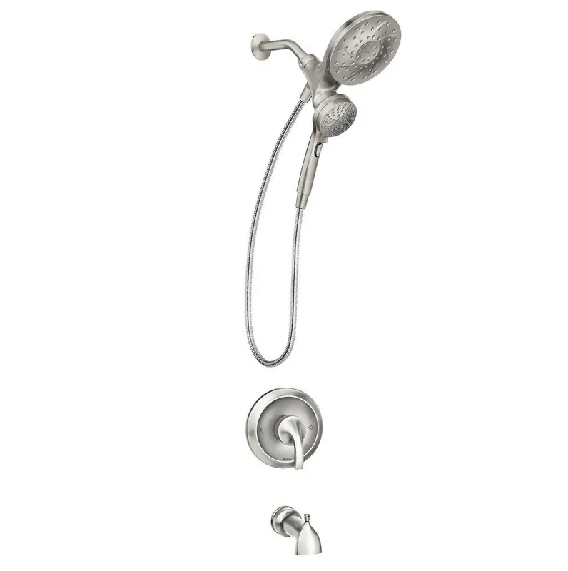 Moen 82304SRN Engage Single Handle Bathtub & Shower Faucet in Spot Resist Brushed Nickel