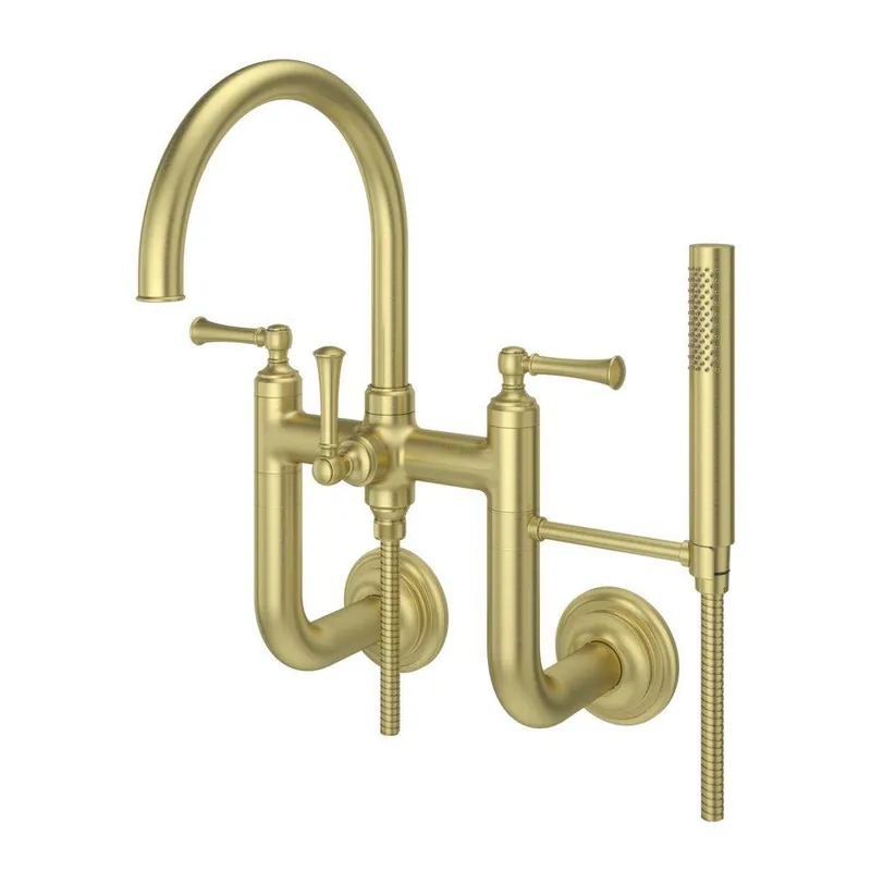 Pfister LG6-3TBBG Tisbury Three Handle Wall Mount Filler