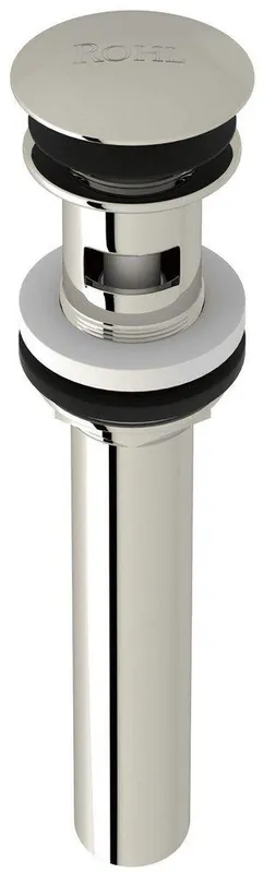 ROHL 5447PN Sanitary Ware Touch Seal Dome Drain Assembly Slotted with Overflow Holes