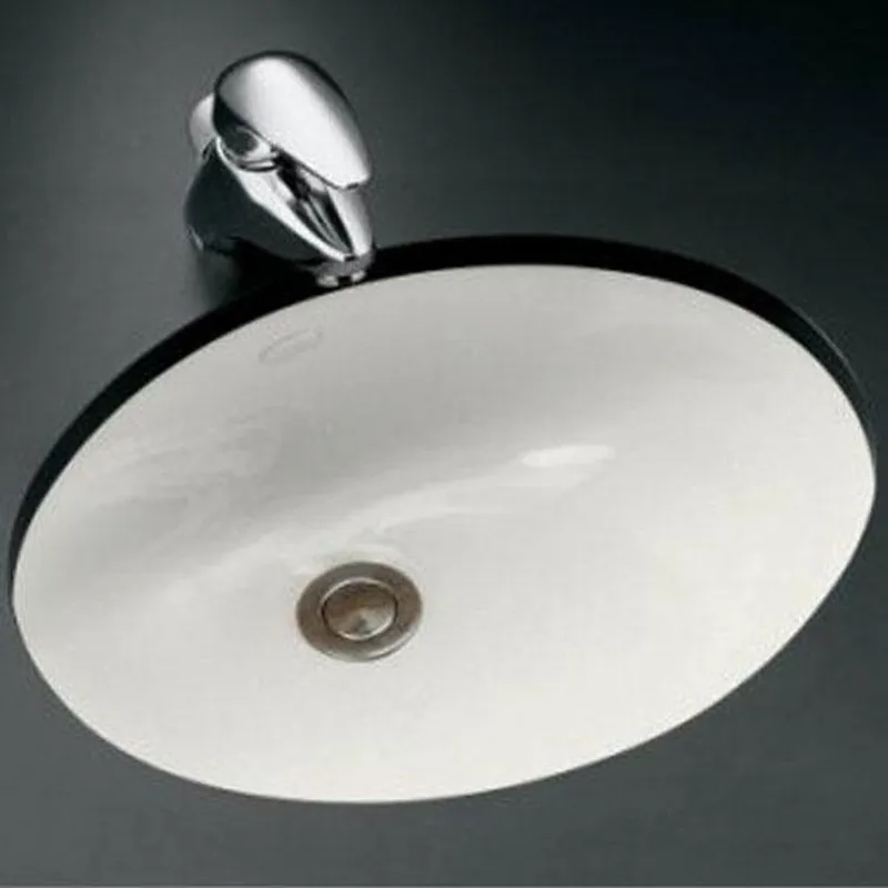 KOHLER 2209-0 Caxton 17 x 14 in. Oval Undermount Bathroom Sink in White