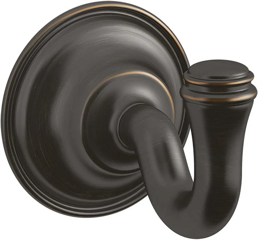 KOHLER 26500-2BZ Eclectic 1-Hook Robe Hook in Oil Rubbed Bronze