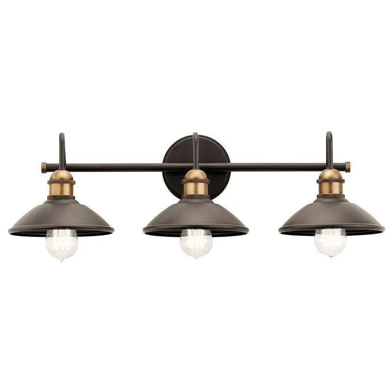 Kichler 45945OZ The Clyde 26.25 inch 3 Light Vanity Light Olde Bronze