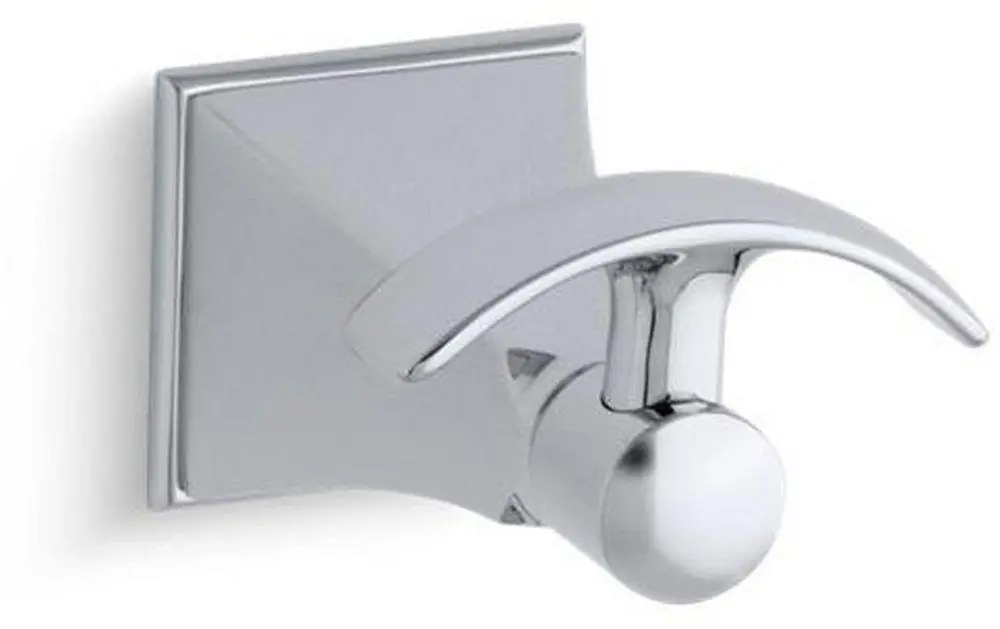KOHLER 492-CP Memoirs Stately 1 Robe Hook in Polished Chrome