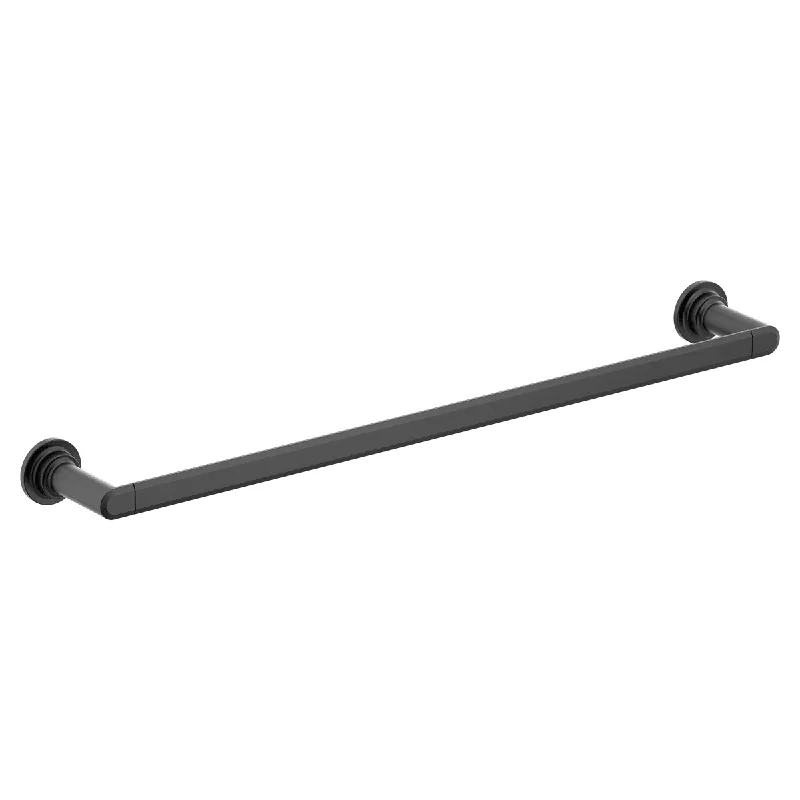 Moen YB1724BL Greenfield Matte Black Towel Bar