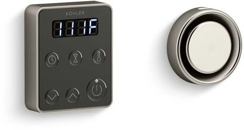 Kohler 5557-BN Invigoration 15kW Control Kit in Vibrant Brushed Nickel