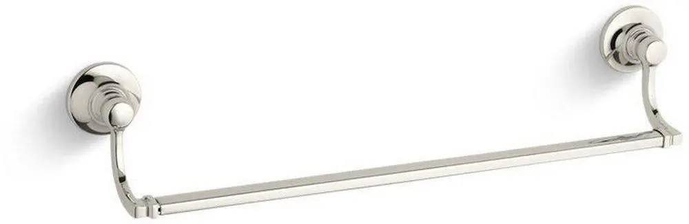 KOHLER 11410-SN Bancroft 18 in. Towel Bar in Vibrant Polished Nickel