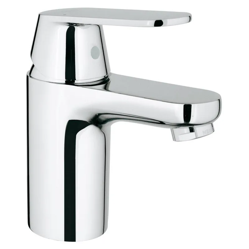 GROHE 3287700A Eurosmart Single Handle Monoblock Bathroom Sink Faucet 1.2 GPM Less Drain
