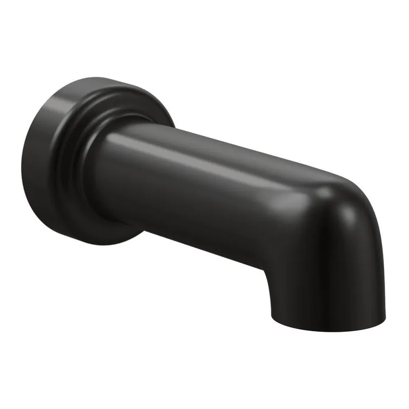 Moen 3892BL Level Non-Diverter Tub Spout in Matte Black
