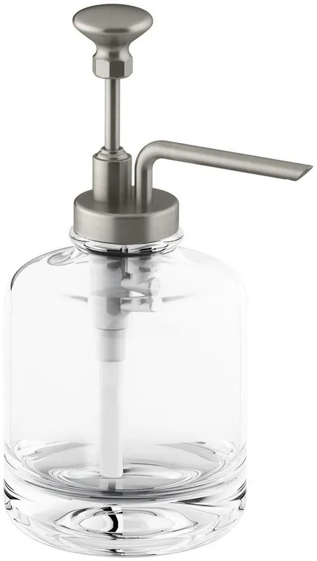 KOHLER 98630-BN Artifacts Soap/Lotion Dispenser Assembly Vibrant Brushed Nickel