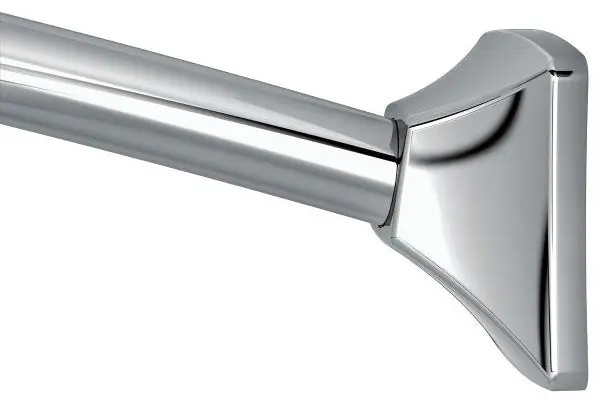 Moen CSR2164CH Velocity Adjustable Curved Shower Rod 5 to 6 Foot