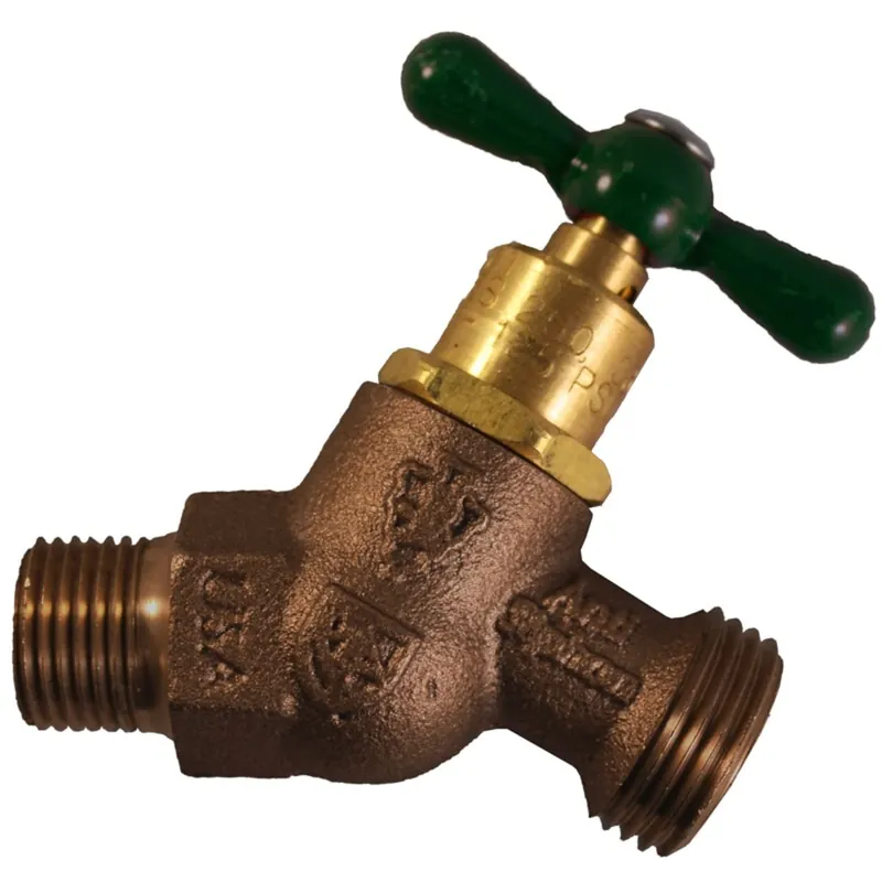 Arrowhead Brass 261LF Arrow-Breaker No-Kink Hose Bib 1/2 MIP Lead Free
