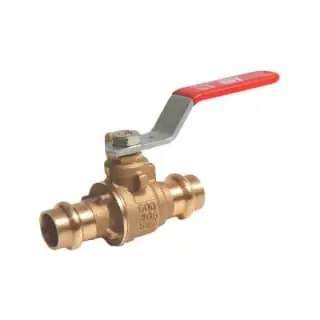 Red-White Valve 5020AB 1-1/2 Low Lead Brass XL EzPRESS Ball Valve 1-1/2