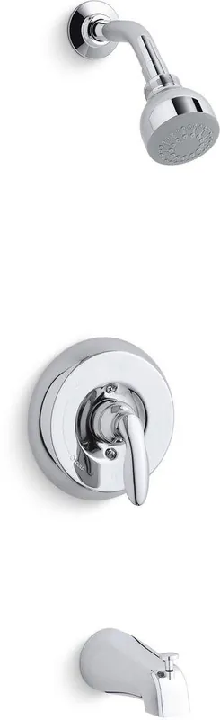 KOHLER TS15601-4S-CP Coralais One Handle Single Function Bathtub & Shower Faucet (Trim Only)