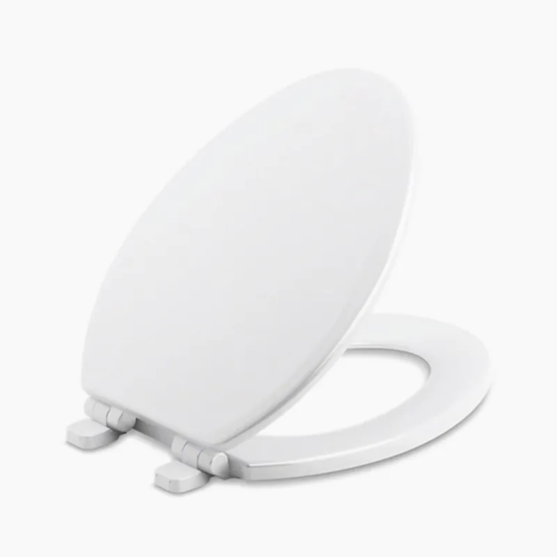 KOHLER 20454-0 Ridgewood Quiet-Close Elongated Closed Front Toilet Seat With Cover In White