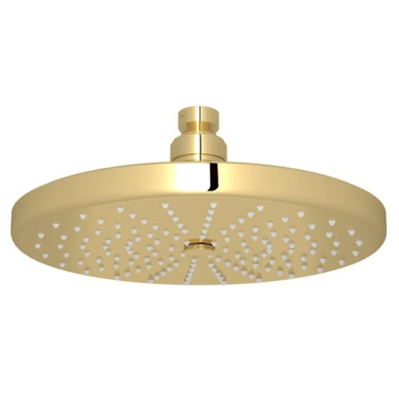 Rohl 1075/8ULB Campo Single Function Showerhead in Unlacquered Brass