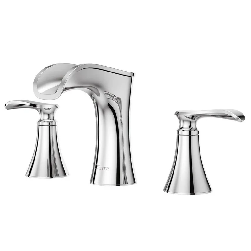 Pfister LF-049-JDCC Jaida Two Handle Widespread Bathroom Sink Faucet in Polished Chrome
