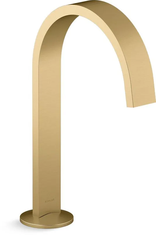 Kohler 77968-2MB Components Metal Spout in Vibrant Brushed Moderne Brass