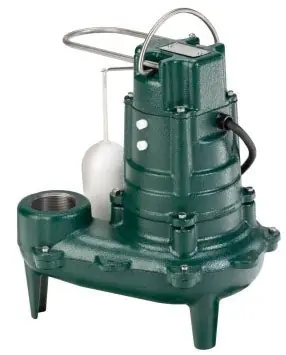 Zoeller 267-0004 Waste-Mate 2 in. 1/2 HP Submersible Sewage Pump