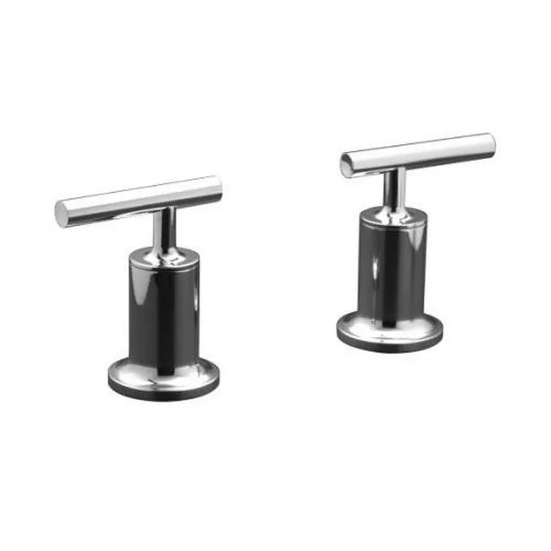 Kohler T14429-4-CP Purist Two Handle Bath Valve Trim