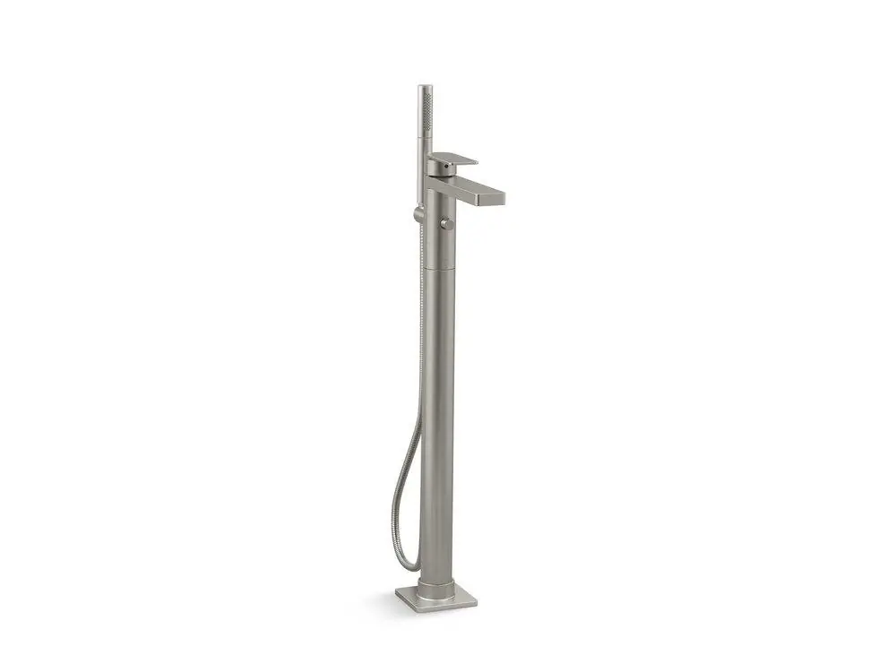 KOHLER T23492-4-BN Parallel Single Handle Floor Mount Filler Trim Only