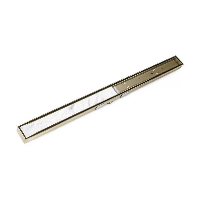 Infinity Drain STIFAS6540SB 40 in. Drain Complete Kit in Satin Bronze