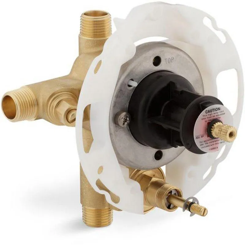 KOHLER 11748-KS-NA Rite-Temp 1/2 in. MPT Connection Pressure Balancing Valve with Stops