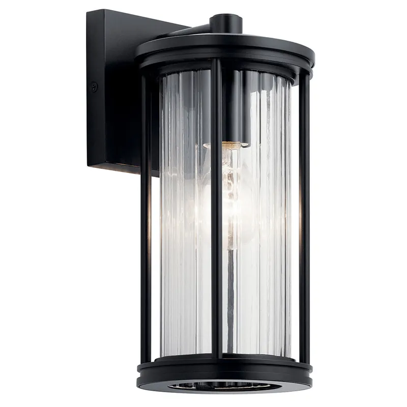 Kichler 59022BK The Barras 1 Light Outdoor Wall Light