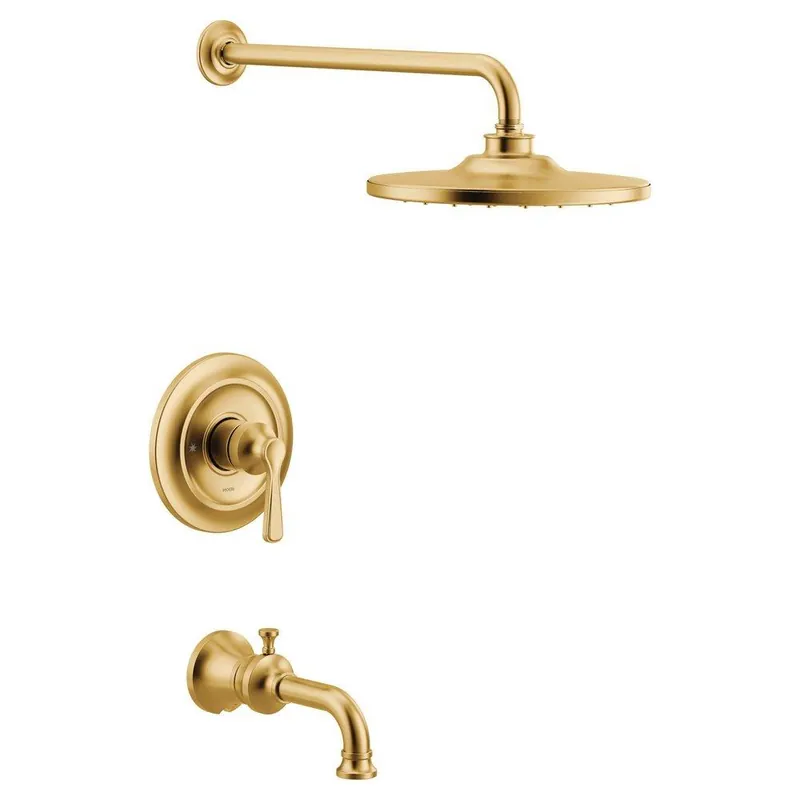 Moen UTS344303EPBG One Handle Single Function Bathtub & Shower Faucet in Brushed Gold (Trim Only)