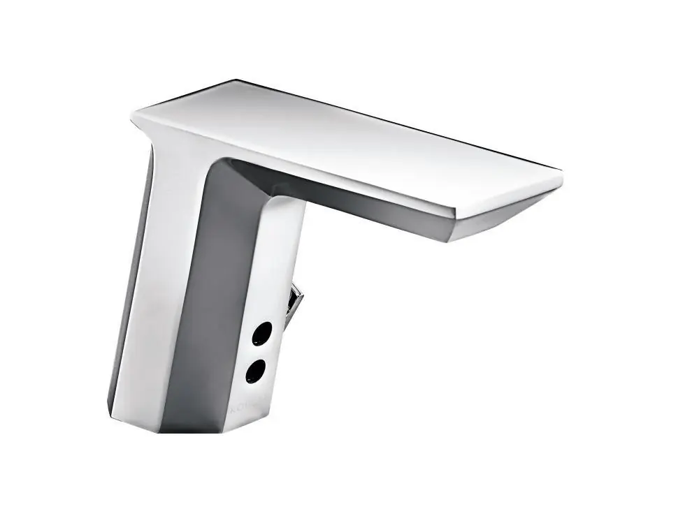 KOHLER 13467-CP Geometric Sensor Bathroom Sink Faucet in Polished Chrome