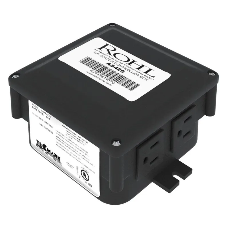 Rohl AS426 9-3/4 in. Air Switch Control Box for Rohl AS450 Waste Disposal System