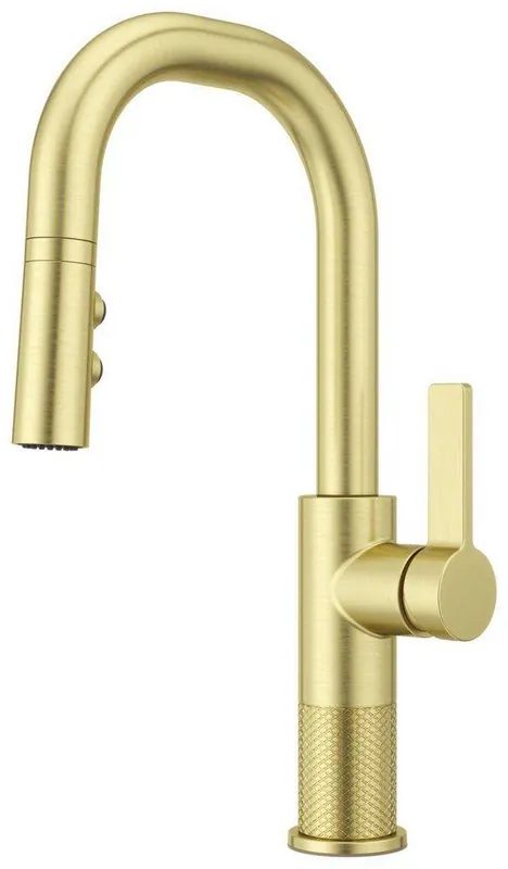 Pfister GT572-MTBG Montay Single Handle Pull Down Bar Faucet in Brushed Gold