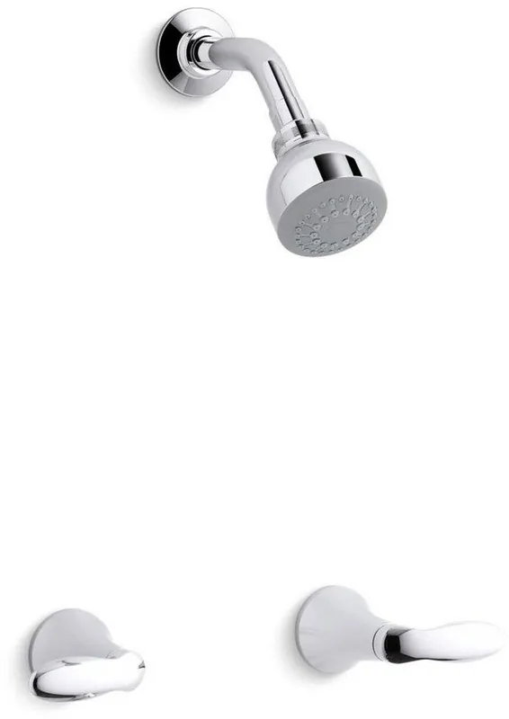 Kohler T15211-4-CP Coralais Two Handle Shower Faucet in Polished Chrome Trim Only