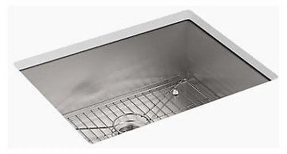 Kohler 3822-1-NA Vault 25 x 22 in. 1 Hole Stainless Steel Single Bowl Dual Mount Kitchen Sink